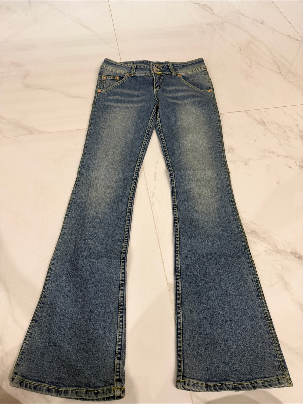 Hudson Jeans Medium Wash Flare Leg Denim